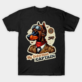 Pilot Doberman T-Shirt